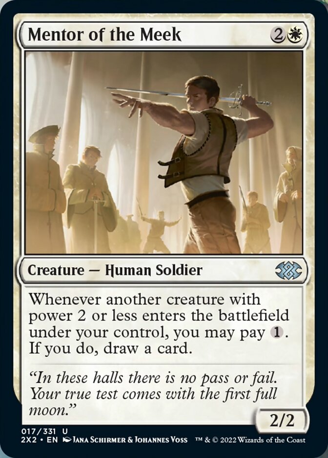 Mentor of the Meek [Double Masters 2022] | Odin's Place