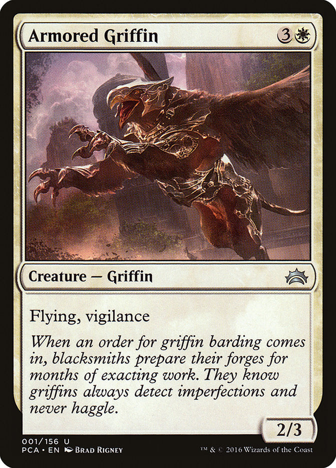 Armored Griffin (1) [Planechase Anthology] | Odin's Place