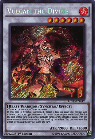 Vulcan the Divine [LC5D-EN249] Secret Rare | Odin's Place
