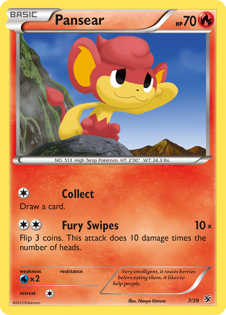 Pansear (7/39) [XY: Kalos Starter Set] | Odin's Place