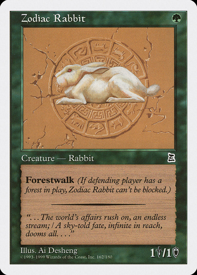 Zodiac Rabbit (162) [Portal Three Kingdoms] | Odin's Place