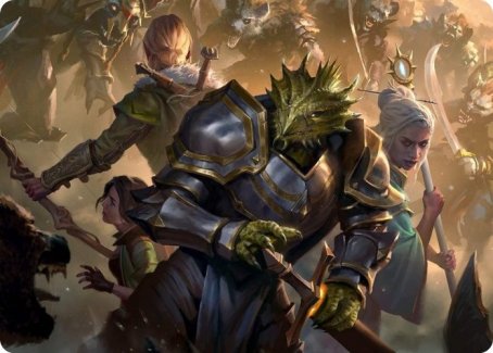 You Come to the Gnoll Camp Art Card [Dungeons & Dragons: Adventures in the Forgotten Realms Art Series] | Odin's Place