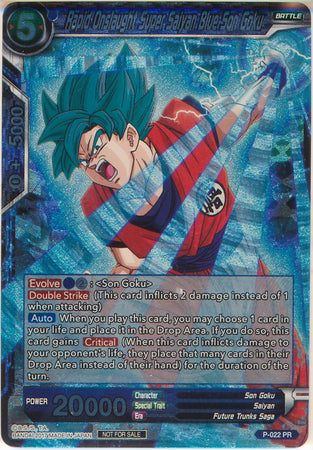 Rapid Onslaught Super Saiyan Blue Son Goku (P-022) [Promotion Cards] | Odin's Place