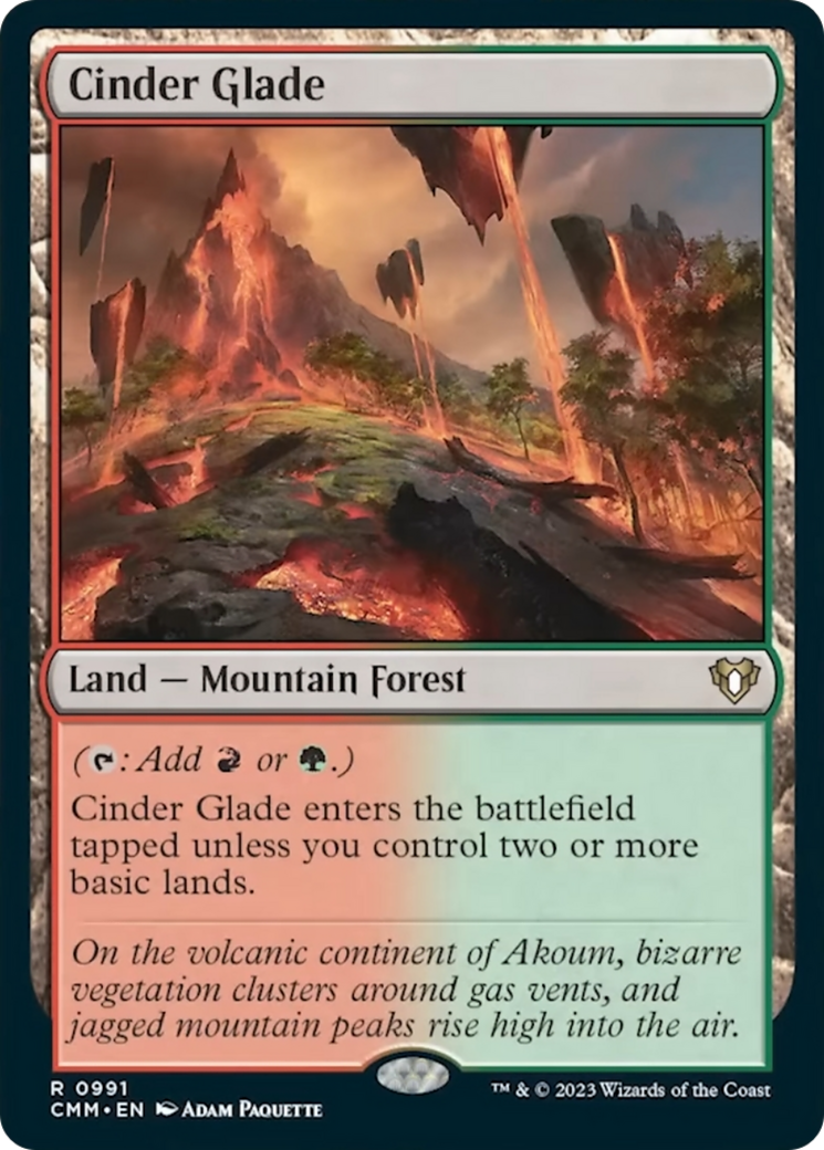 Cinder Glade [Commander Masters] | Odin's Place