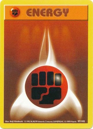Fighting Energy (97/102) [Base Set Shadowless Unlimited] | Odin's Place