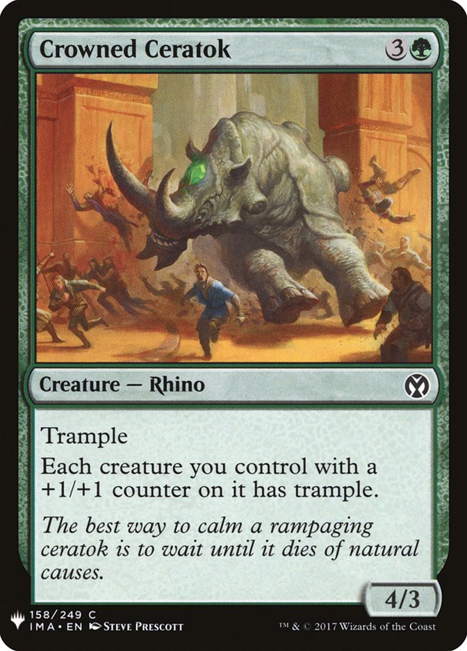 Crowned Ceratok [Mystery Booster] | Odin's Place