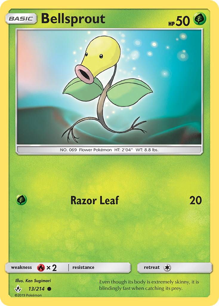 Bellsprout (13/214) [Sun & Moon: Unbroken Bonds] | Odin's Place
