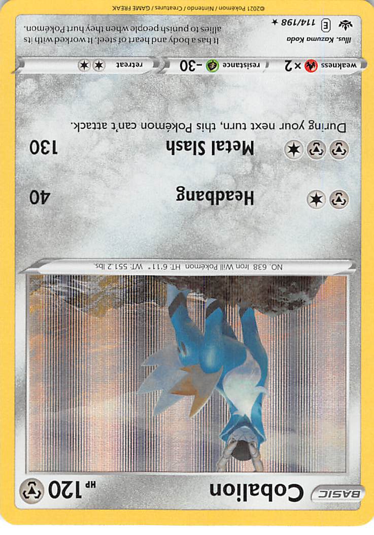 Cobalion (114/198) [Sword & Shield: Chilling Reign] | Odin's Place