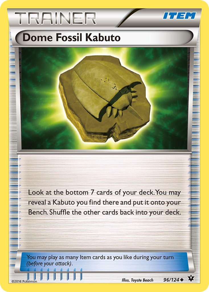 Dome Fossil Kabuto (96/124) [XY: Fates Collide] | Odin's Place