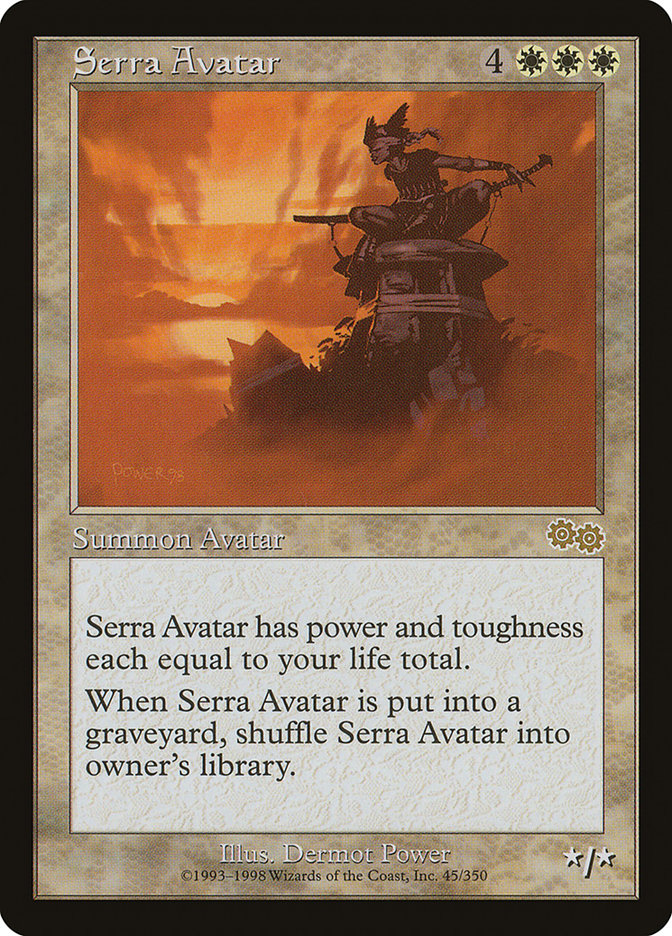 Serra Avatar (45) [Urza's Saga] | Odin's Place
