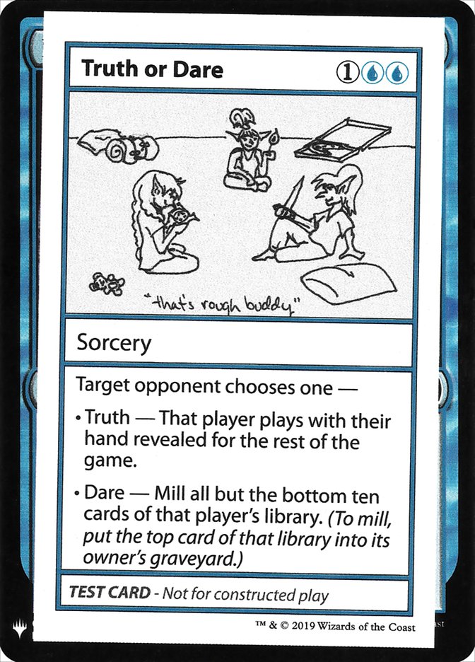 Truth or Dare [Mystery Booster Playtest Cards] | Odin's Place