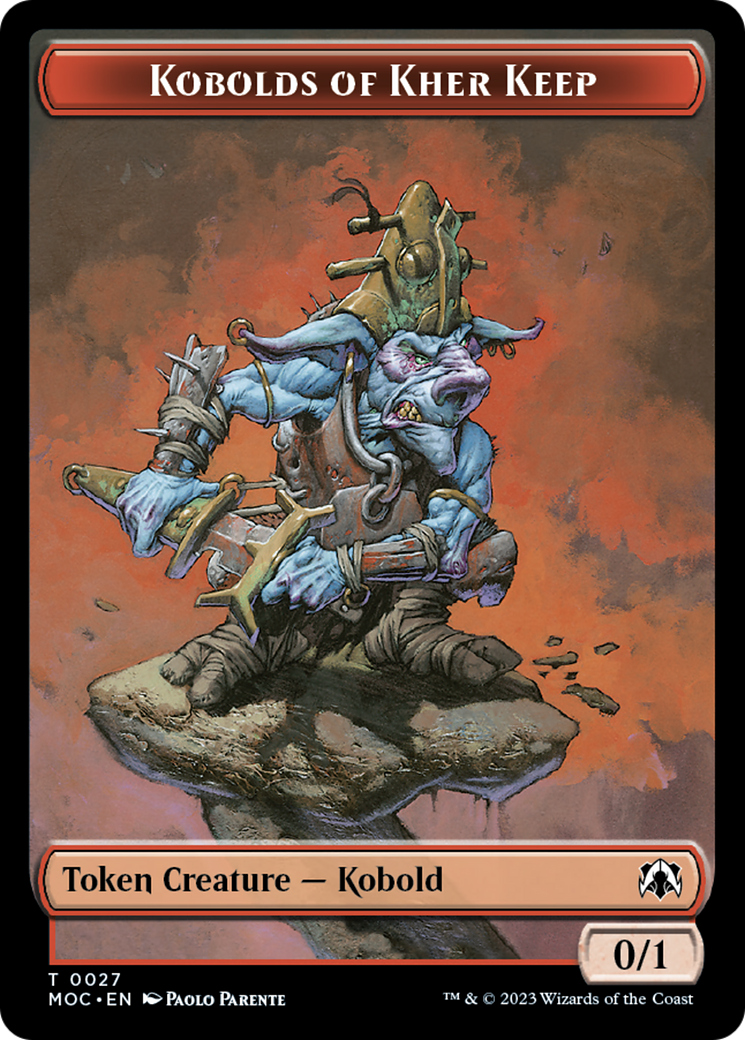 Bird // Kobolds of Kher Keep Double-Sided Token [March of the Machine Commander Tokens] | Odin's Place