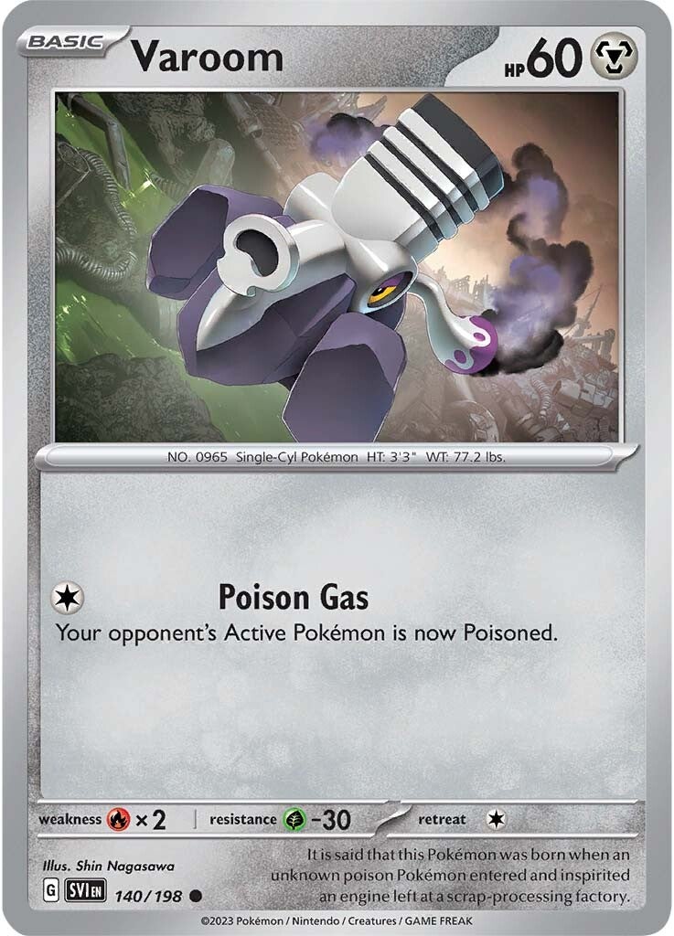 Varoom (140/198) [Scarlet & Violet: Base Set] | Odin's Place