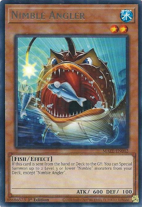 Nimble Angler [MAZE-EN042] Rare | Odin's Place