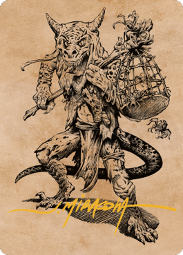 Taunting Kobold Art Card (Gold-Stamped Signature) [Commander Legends: Battle for Baldur's Gate Art Series] | Odin's Place