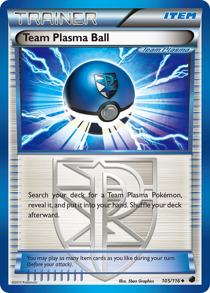 Team Plasma Ball (105/116) [Black & White: Plasma Freeze] | Odin's Place