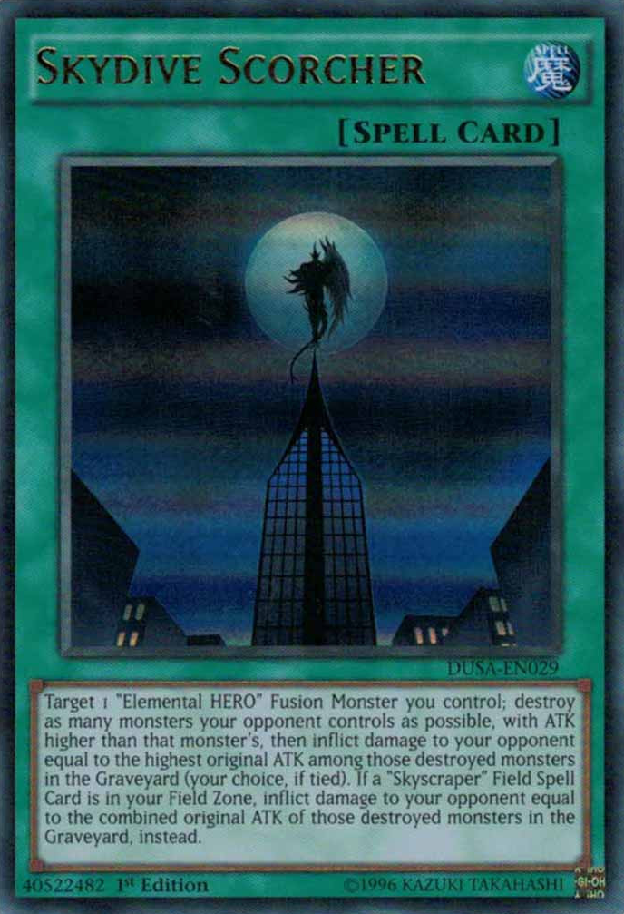 Skydive Scorcher [DUSA-EN029] Ultra Rare | Odin's Place