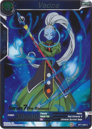 Vados (BT7-038_PR) [Assault of the Saiyans Prerelease Promos] | Odin's Place