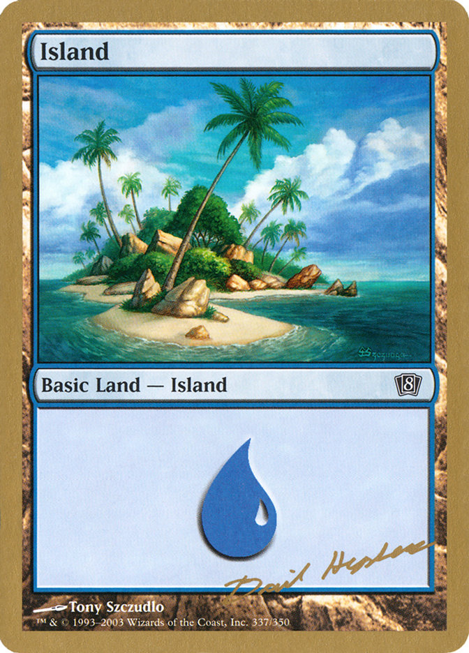 Island (dh337) (Dave Humpherys) [World Championship Decks 2003] | Odin's Place