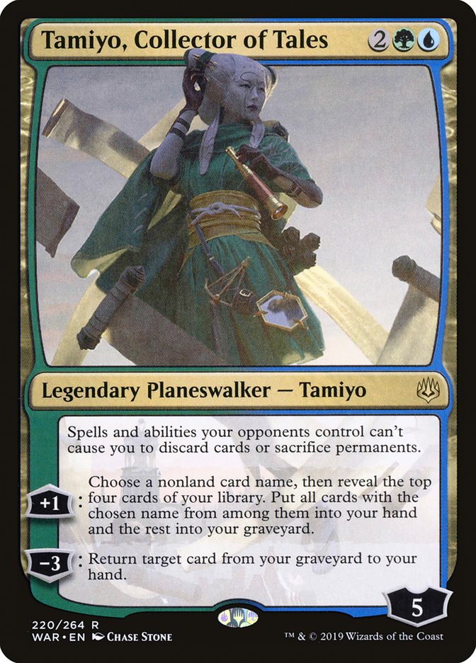 Tamiyo, Collector of Tales (220) [War of the Spark] | Odin's Place