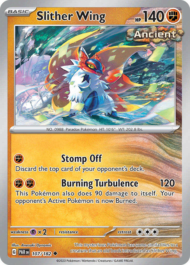 Slither Wing (107/182) [Scarlet & Violet: Paradox Rift] | Odin's Place