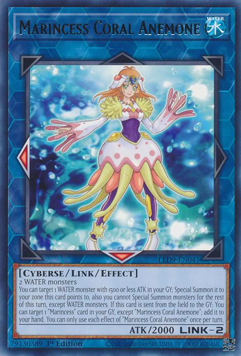 Marincess Coral Anemone [LED9-EN041] Rare | Odin's Place