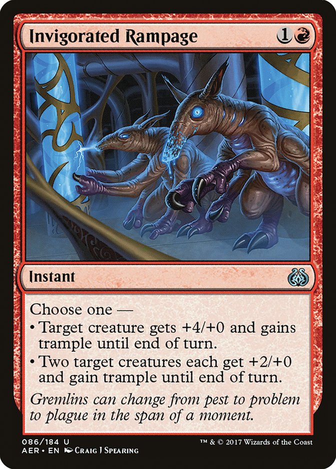 Invigorated Rampage (86) [Aether Revolt] | Odin's Place