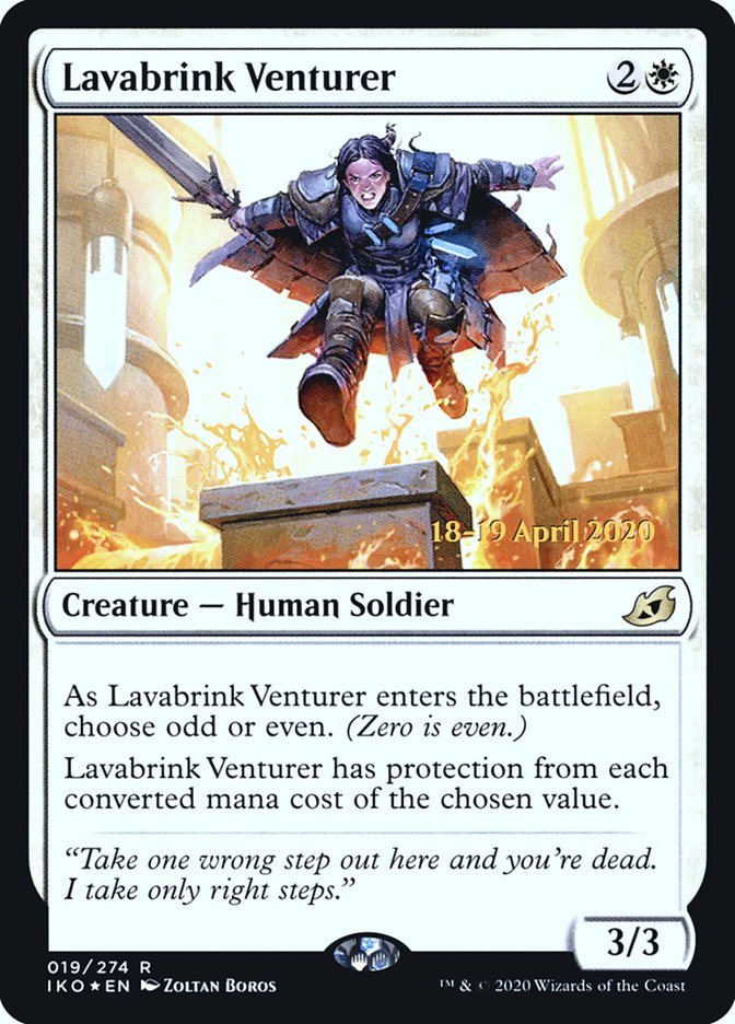 Lavabrink Venturer [Ikoria: Lair of Behemoths Prerelease Promos] | Odin's Place