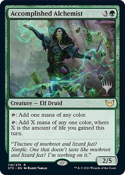 Accomplished Alchemist (Promo Pack) [Strixhaven: School of Mages Promos] | Odin's Place