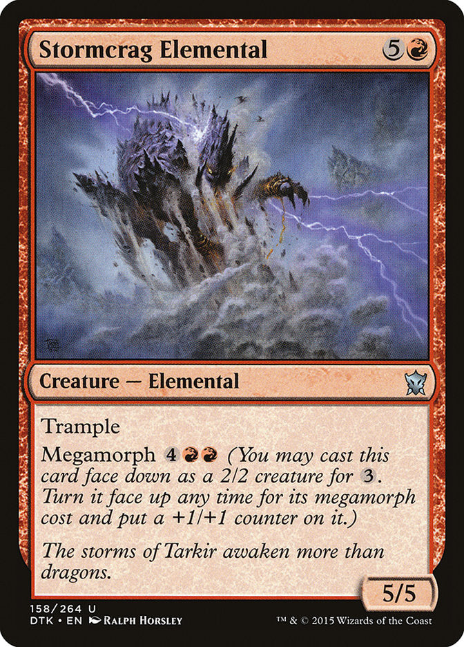 Stormcrag Elemental (158) [Dragons of Tarkir] | Odin's Place