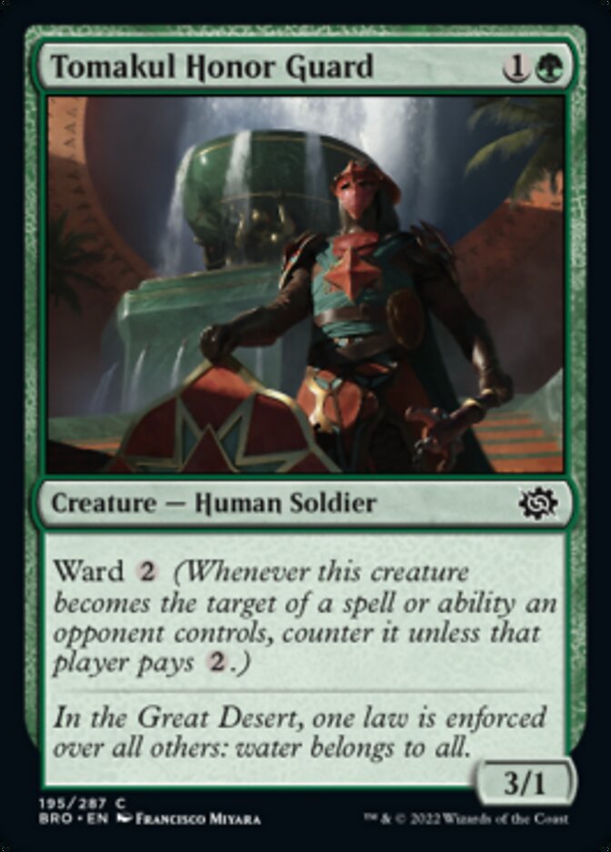 Tomakul Honor Guard [The Brothers' War] | Odin's Place