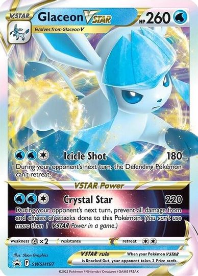 Glaceon VSTAR (SWSH197) (Jumbo Card) [Sword & Shield: Black Star Promos] | Odin's Place