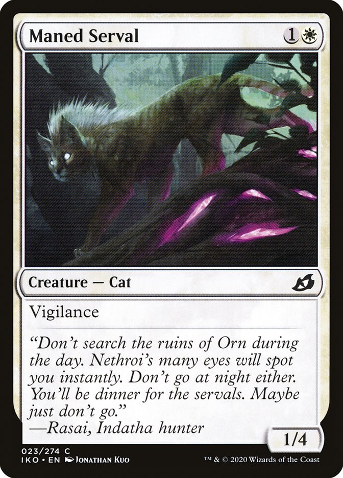 Maned Serval [Ikoria: Lair of Behemoths] | Odin's Place
