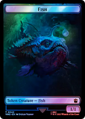 Fish // Treasure (0060) Double-Sided Token (Surge Foil) [Doctor Who Tokens] | Odin's Place