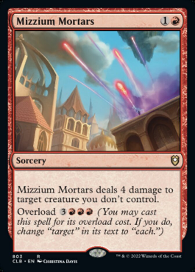 Mizzium Mortars [Commander Legends: Battle for Baldur's Gate] | Odin's Place