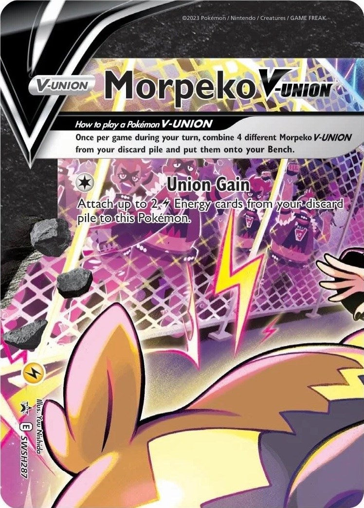 Morpeko V-Union (SWSH287) [Sword & Shield: Black Star Promos] | Odin's Place