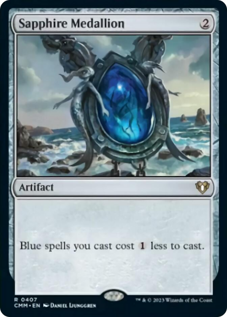 Sapphire Medallion [Commander Masters] | Odin's Place