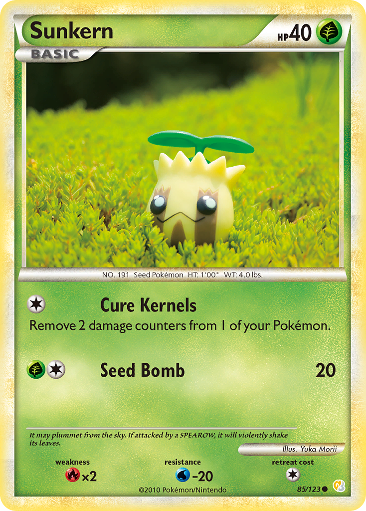 Sunkern (85/123) [HeartGold & SoulSilver: Base Set] | Odin's Place