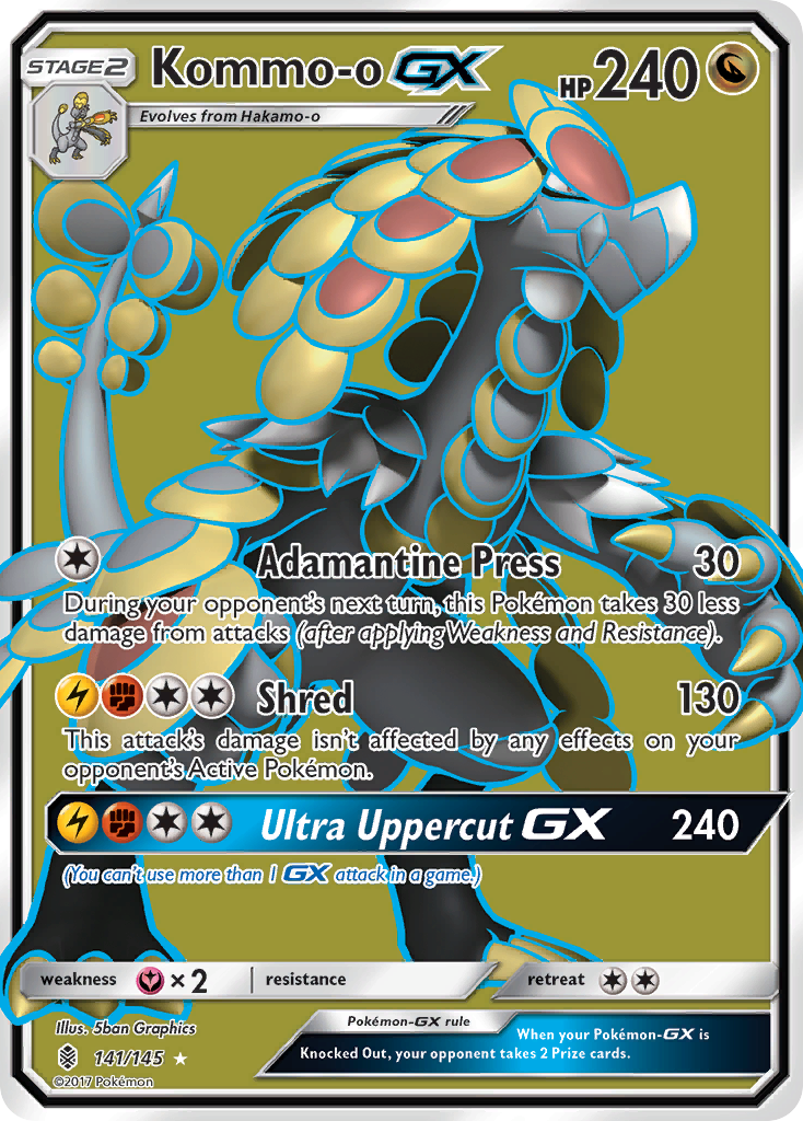 Kommo-o GX (141/145) [Sun & Moon: Guardians Rising] | Odin's Place