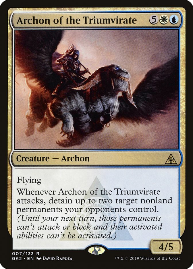 Archon of the Triumvirate (7) [Ravnica Allegiance Guild Kit] | Odin's Place