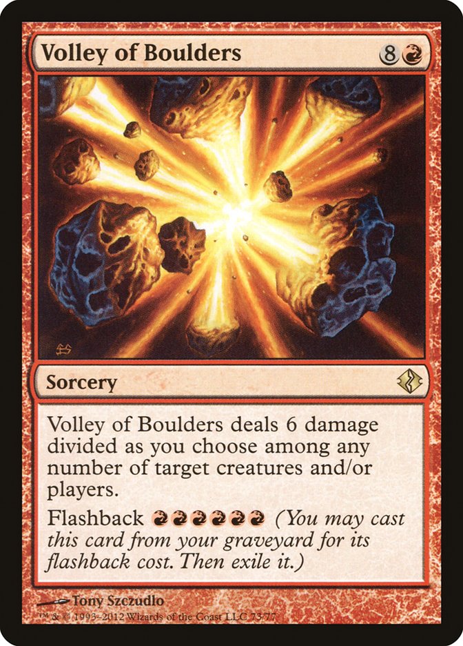Volley of Boulders (73) [Duel Decks: Venser vs. Koth] | Odin's Place