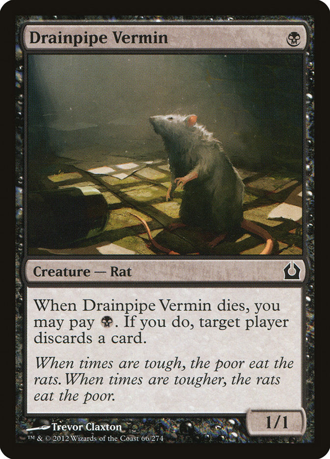 Drainpipe Vermin (66) [Return to Ravnica] | Odin's Place