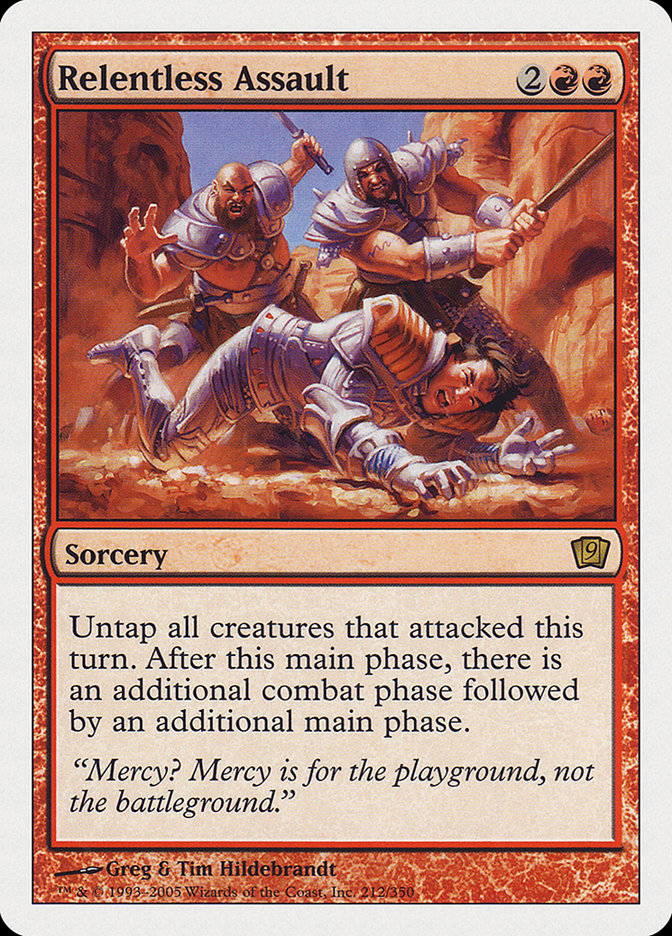 Relentless Assault (212) [Ninth Edition] | Odin's Place