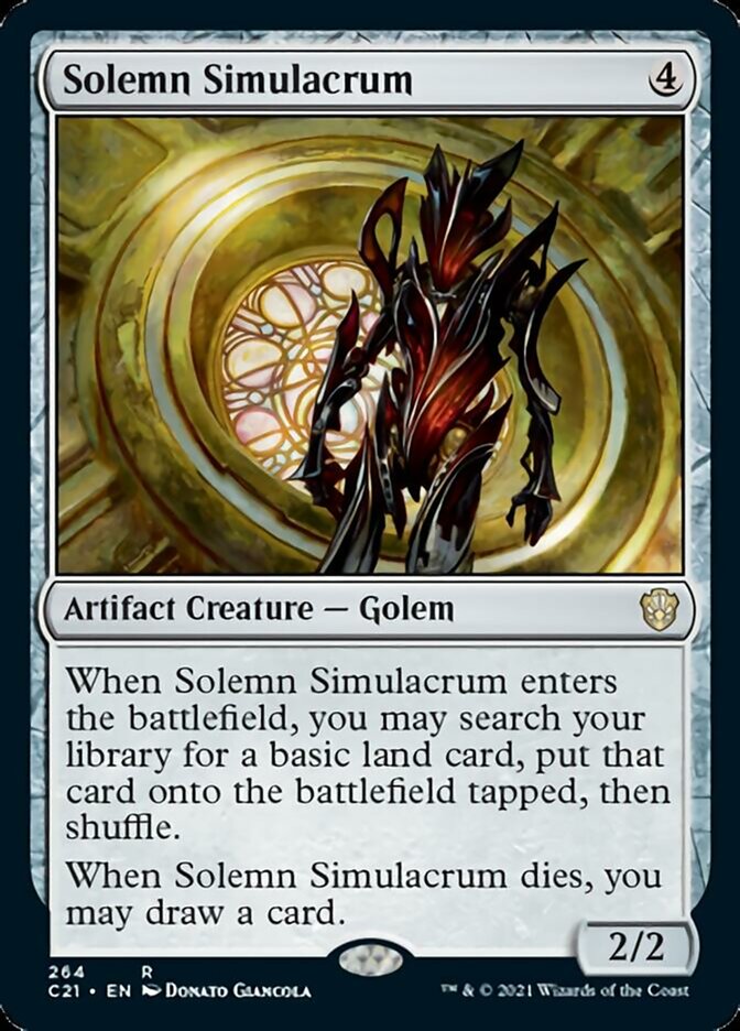 Solemn Simulacrum [Commander 2021] | Odin's Place