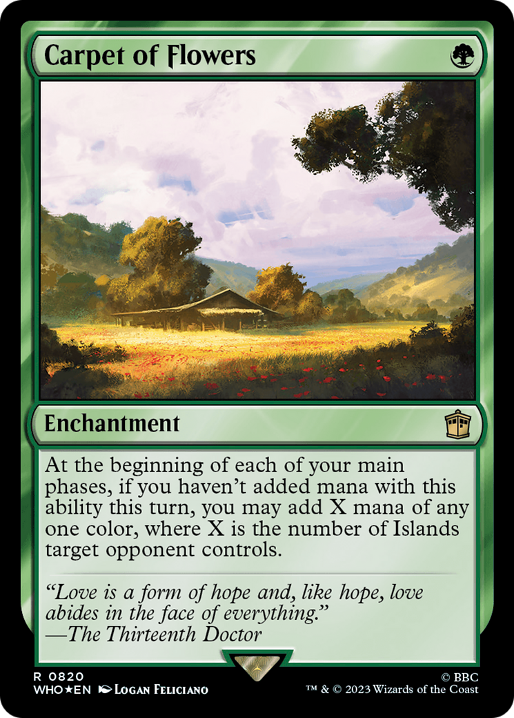 Carpet of Flowers (Surge Foil) [Doctor Who] | Odin's Place