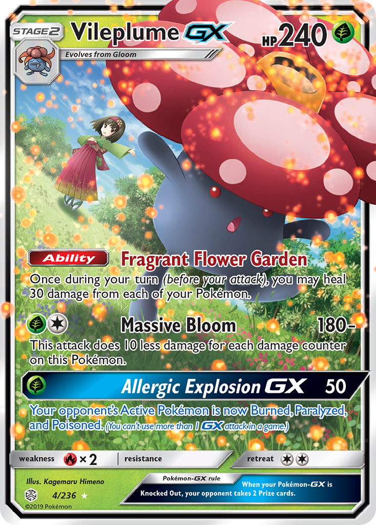 Vileplume GX (4/236) [Sun & Moon: Cosmic Eclipse] | Odin's Place