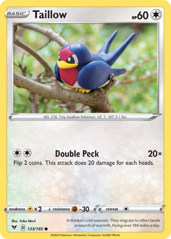 Taillow (133/185) [Sword & Shield: Vivid Voltage] | Odin's Place