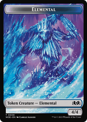 Elemental // Food (0013) Double-Sided Token [Wilds of Eldraine Tokens] | Odin's Place