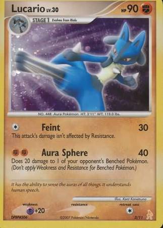 Lucario (3/11) [Diamond & Pearl: Trainer Kit - Lucario] | Odin's Place