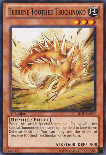 Terrene Toothed Tsuchinoko [SHSP-EN043] Common | Odin's Place